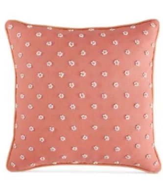 NWT Martha Stewart French Knot Pink 16x16 Decorative Throw Pillow • $18.99