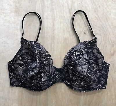 Victoria's Secret Angels Secret Embrace Unpadded Underwire Bra Sz 36D Black • $15.19