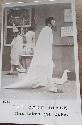 Rare Rotary Photographic Series Postcard.  The Cake Walk  Early 1900s. • £1.99