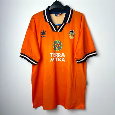 Original Valencia CF 1998-1999 Luanvi Away Football Shirt Camiseta • £159.99