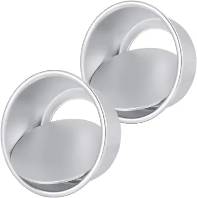 Upain 2 Pack 6 Inch Cake Tin Round Deep Baking Tin With Loose Base Small Round • £12.62