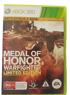 Medal Of Honor Warfighter Limited Edition Xbox 360 2004 Pal 2 Disc • $9.99