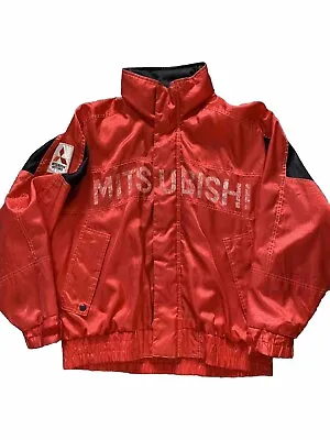 Vintage Mitsubishi Team Jacket Authentic Racing Antique Japanese Sportswear M • $425