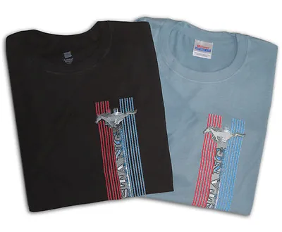 2 Pack Ford T-shirts Ford Mustang Stripe Pony Design Short Sleeve Tee Shirt  • $11.95