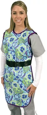 X-Ray Apron - Quick Ship Coat Style Front Protection Large Blue USA Made • $183