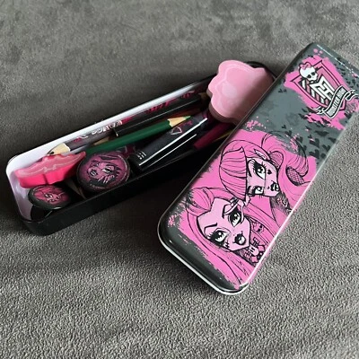 Monster High Metal Pencil Case Accessories Pen Eraser Pencil Sharpener Rare • $24.95