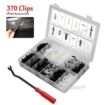 370 Clips For Mitsubishi Bumper Trim Panel Body Fastener Retainer Removal +Tool • $17.10