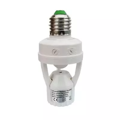 PIR Motion Sensor Light SocketE26/E27 Smart Lamp Bulb 1 Count (Pack Of 1)  • $13.56