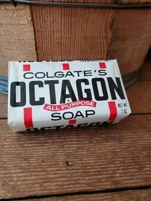 NEW Vintage Antique Colgate's Octagon All-Purpose Large Soap 7.05 Oz • $24.95