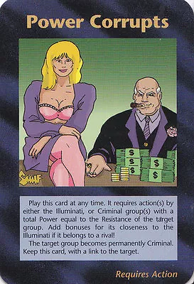 ILLUMINATI:New World Order-Steve Jackson-Lot 159-1 Card • $9.95