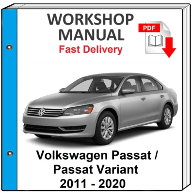 $8.49 • Buy Volkswagen Vw Passat 2011 2012 2013 2014 2015 Service Repair Workshop Manual