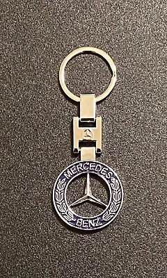 Mercedes-Benz Keychain With Blue Background • $10