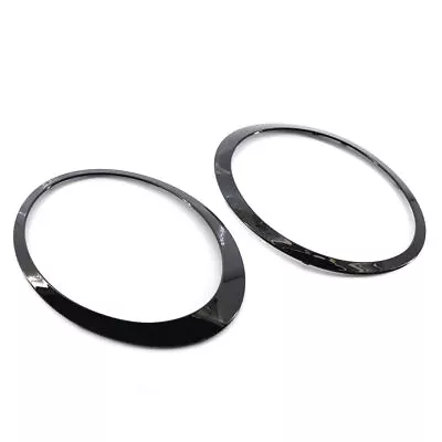 For 2014-22 MINI Cooper S 1 Pair Gloss Black Headlight Trim Ring • $34