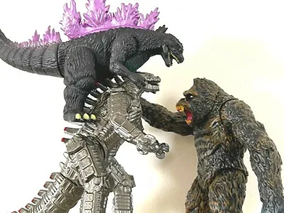 GODZILLA Vs KONG V MECHAGODZILLA Action Figure Lot Set Monster Toys King MECHA • $40