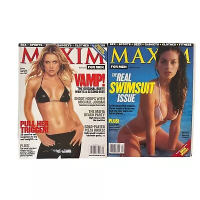 Maxim Magazine Swimsuit Issue Buffy Vampire Februrary May 2000 Good Condition • $7.78