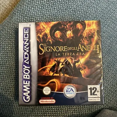 Lord Of The Rings THIRD AGE Gameboy Advance GBA Sealed LOTR 2000. Italian • £9.99
