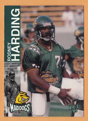 Rodney Harding 1995 REL CFL Card #70 Memphis Mad Dogs  Oklahoma State Cowboys • $5.43