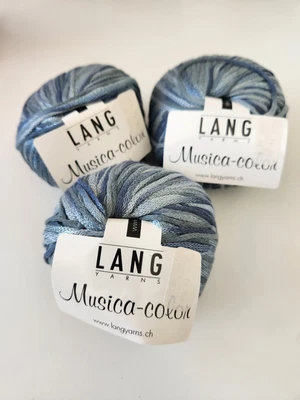 $15.99 • Buy Lang Yarns Musica Color 3 Balls 185  Made In Italy