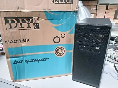 -DIYPC MA08-BK Black SECC Micro ATX Mini Tower Computer Case • $32