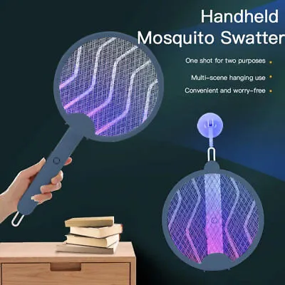 £8.99 • Buy Foldable Electric Fly Insect Zapper Bat Racket Swatter Mosquito Wasp Pest Killer