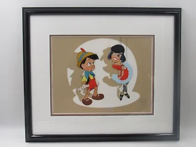 Walt Disney Pinocchio Sericel  Pinocchio And The Marionette  Limited Edition • $337.20