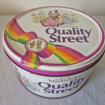 Large Vintage Quality Street Sweets Chocolates Tin Mackintosh 4.8lb Soldier Love • £19.99