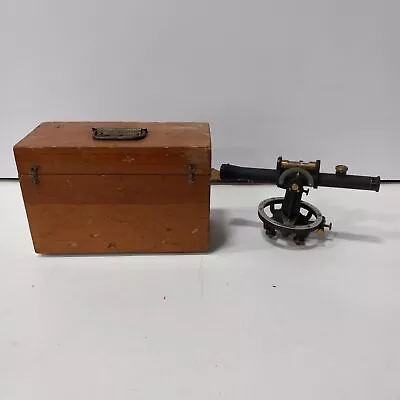 Vintage Surveyors Transit In Original Wood Case • $40