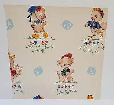 Vintage Lucky Star Sanifast UWPC Of NA Wallpaper Sample Square Sheet Single Roll • £24.33