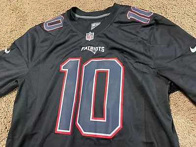 Size Medium New England Patriots Mac Jones Black Men's Football Jersey • $19.99