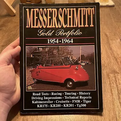 Messerschmitt Gold Portfolio 1954-1964 Road Test Car Book Brooklands • $38