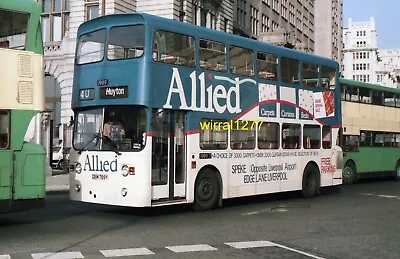 Original Bus Photographic Negative Merseyside PTE Atlanteans DEM789Y • £3.25