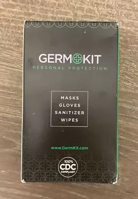 GermKit Personal Protection PPE - Masks Gloves Sanitizer Wipes SEALED BOX • $2.50