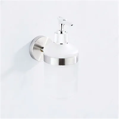 Soap Dispenser Wall Mounted Liquid Bathroom Hand Soap Shower Gel Shampoo • £11.99