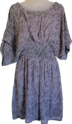 W118 By Walter Baker Tie Waist Dress With Wing Sleeve Scoop Neck Women Size M • $20