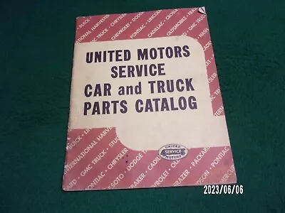 Vintage 1949 GM  And Others  Parts Catalog United Motor Service • $19.99