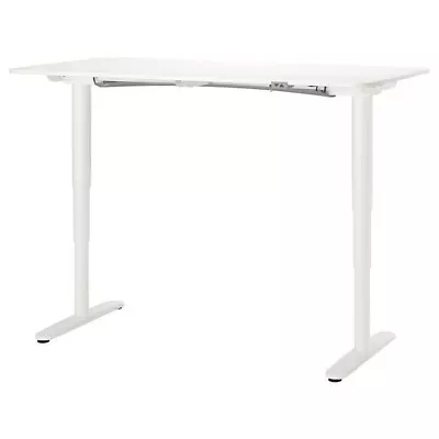 IKEA Bekant Sit/stand Desk 160x80 Cm. Height Electronic Adjustable. Hardly Used • £160