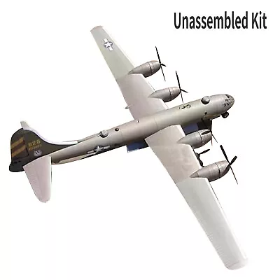 B-29 SuperFortress Bomber 1:47 Paper Aircraft Unassembled Military Model Scene • $22.17