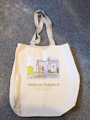 Waitrose Guildford Exclusive Shopping Tote Bag Opening November 2015 Rosie Relph • £10