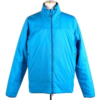 Mammut Jacket Mens 2XL Bright Blue Rime IN Hybrid Flex Pertex Quantum Insulated • $149.99