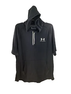 Under Armour Train Boxing MMA Short Sleeve Hoodie Men’s Black - VERY GOOD XL • $39.99