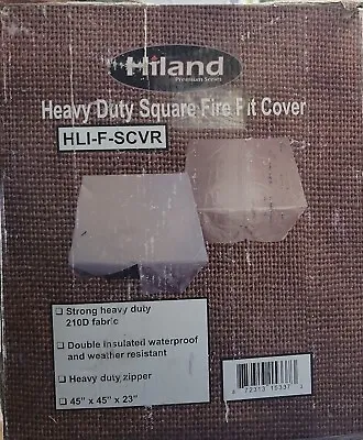 $42.22 • Buy HILAND Patio Heaters HLI Square Fire Pit Cover - HLI-F-SCVR Open Box 