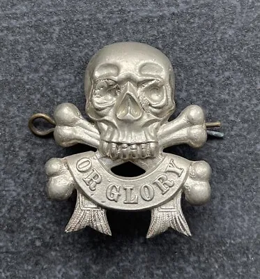 17th Lancers Hollow Silvered Original NCO Arm Badge • £175
