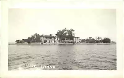 Spider Island Minnesota Lake Mille Lacs C1920 Real Photo Postcard • $9.89