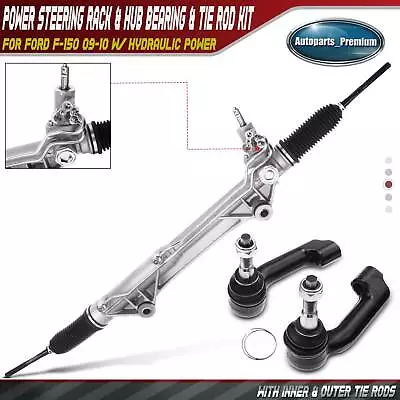 3x Power Steering Rack And Pinion & Outer Tie Rod End For Ford F-150 2009 2010 • $339.99