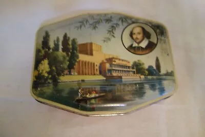 Vintage Horner Candies Treasure Tin Shakespeare Memorial Theatre Litho • $24.99