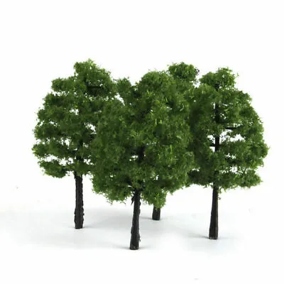 20pcs Green Model Tree 9cm HO OO Scale Model Trees Train Railroad Layout • $11