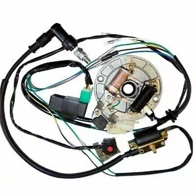 Kick Start Wiring Harness CDI Coil Magneto For 50-125cc Dirt Bike CRF50 XR50 SSR • $59.79