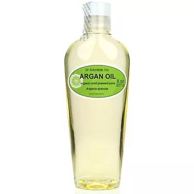 Pure Organic Argan Oil Cold Pressed 2 Oz 4 Oz 8 Oz 12 Oz 16 Oz 24 Oz 32 Oz 64 Oz • $17.98