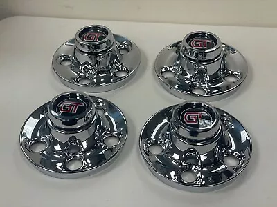 Ford Xa Xb Falcon Gt Genuine Skull Hub Caps **genuine** **triple Chrome Plated** • $995