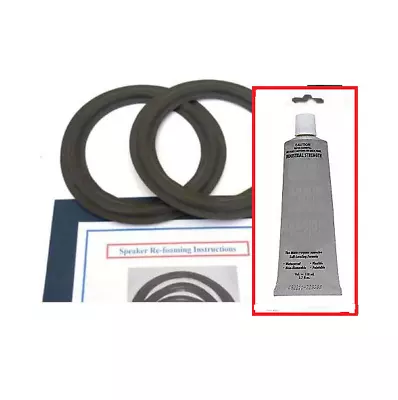 $13.95 • Buy 8  Inch Woofer Speaker Foam Edge Angle Attach Standard Repair Parts & Glue Kit